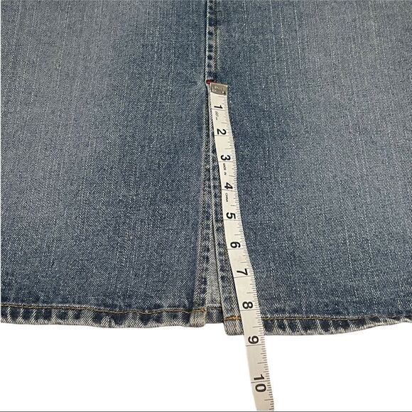 Ralph Lauren Front Slit Denim Skirt Size 4 - Picture 10 of 14